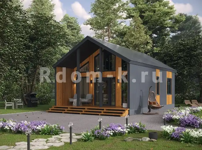 Коттедж 6х9м «Вивальди»